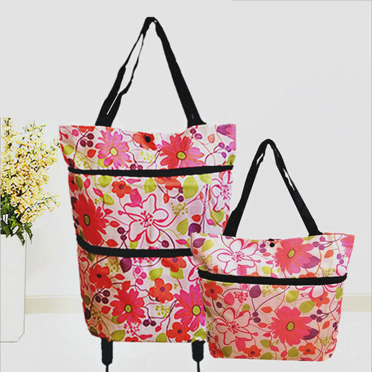 🛒 Składany wózek na zakupy 2w1 – 50% ZNIŻKI! OFERTA LIMITOWANA!💪✨ Lekki, składany i pojemny – Funkcja 2w1: torba + wózek. Łatwy w przenoszeniu i przechowywaniu. Twoje zakupy będą lżejsze! 🛍️