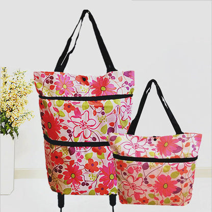 🛒 Składany wózek na zakupy 2w1 – 50% ZNIŻKI! OFERTA LIMITOWANA!💪✨ Lekki, składany i pojemny – Funkcja 2w1: torba + wózek. Łatwy w przenoszeniu i przechowywaniu. Twoje zakupy będą lżejsze! 🛍️