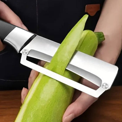 🥕 Oferta ograniczona czasowo: 50% taniej! ✨ Wielofunkcyjna obieraczka do warzyw ze stali nierdzewnej – ostra, solidna i wszechstronna 🍳