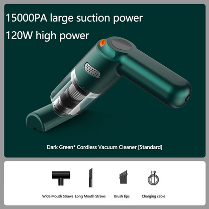 🔋 Bezprzewodowy odkurzacz samochodowy – 50% ZNIŻKI! OFERTA LIMITOWANA! Moc 120W, siła ssania 10000 Pa, HEPA i 3 końcówki – idealny do auta, domu i biura. Szybkie ładowanie, kompaktowy i wydajny. Porządek wszędzie bez kabli! 🚗🏠💨✨