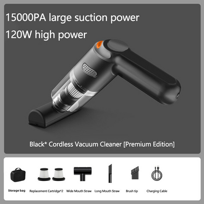 🔋 Bezprzewodowy odkurzacz samochodowy – 50% ZNIŻKI! OFERTA LIMITOWANA! Moc 120W, siła ssania 10000 Pa, HEPA i 3 końcówki – idealny do auta, domu i biura. Szybkie ładowanie, kompaktowy i wydajny. Porządek wszędzie bez kabli! 🚗🏠💨✨