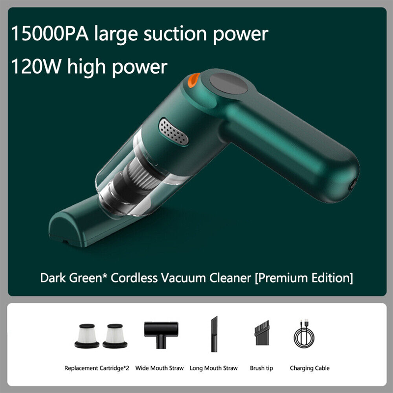 🔋 Bezprzewodowy odkurzacz samochodowy – 50% ZNIŻKI! OFERTA LIMITOWANA! Moc 120W, siła ssania 10000 Pa, HEPA i 3 końcówki – idealny do auta, domu i biura. Szybkie ładowanie, kompaktowy i wydajny. Porządek wszędzie bez kabli! 🚗🏠💨✨
