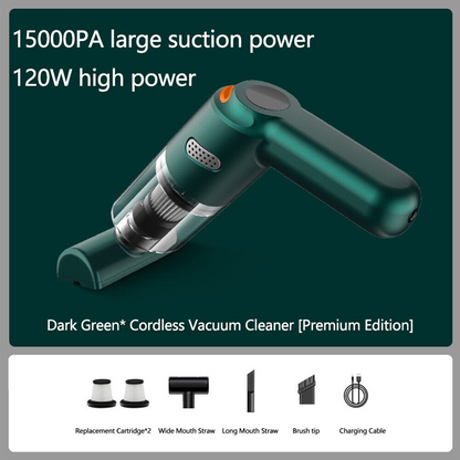 🔋 Bezprzewodowy odkurzacz samochodowy – 50% ZNIŻKI! OFERTA LIMITOWANA! Moc 120W, siła ssania 10000 Pa, HEPA i 3 końcówki – idealny do auta, domu i biura. Szybkie ładowanie, kompaktowy i wydajny. Porządek wszędzie bez kabli! 🚗🏠💨✨