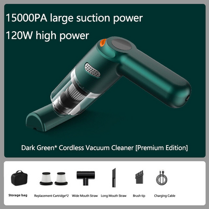 🔋 Bezprzewodowy odkurzacz samochodowy – 50% ZNIŻKI! OFERTA LIMITOWANA! Moc 120W, siła ssania 10000 Pa, HEPA i 3 końcówki – idealny do auta, domu i biura. Szybkie ładowanie, kompaktowy i wydajny. Porządek wszędzie bez kabli! 🚗🏠💨✨