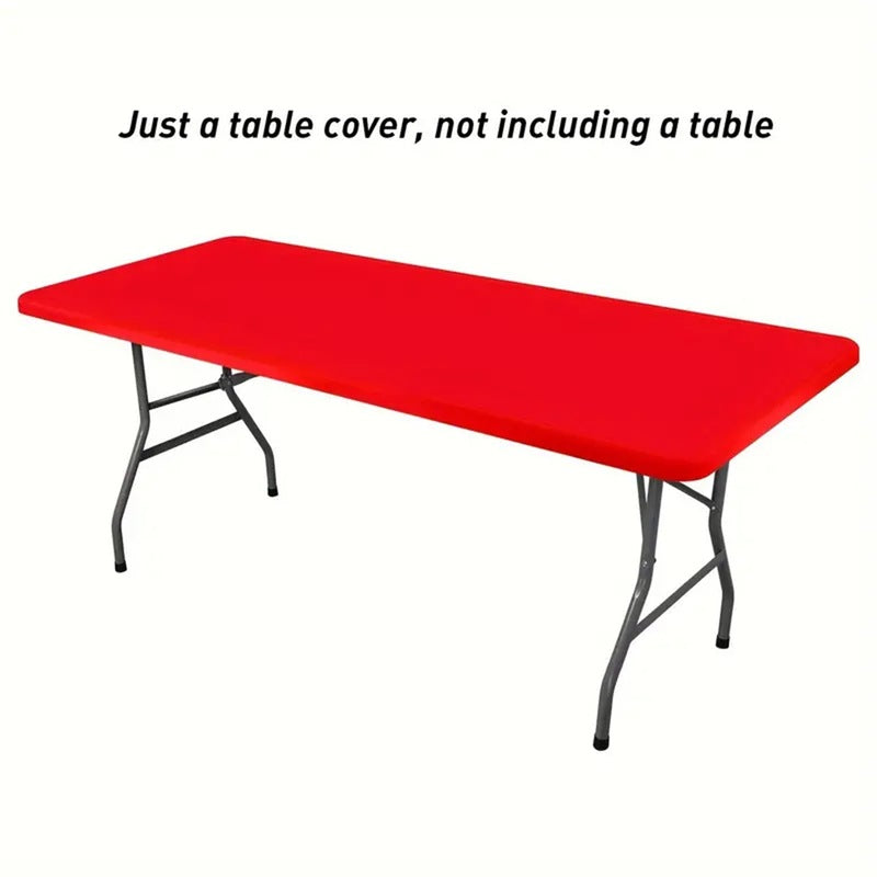 🔥Wielka wyprzedaż –50%🔥 Koniec z przesuwającym się obrusem! Dopasowany pokrowiec ze spandexu – nie przesuwa się, nie gniecie i nadaje się do prania 🍷
