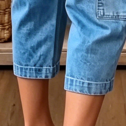 👖 50% RABATT! 🌸 Damskie Casualowe Elastyczne Skrócone Spodnie Jeansowe – Wygodne i wszechstronne – Idealne na co dzień, letnie wyjścia lub elegancję biurową – oddychające i stylowe ✨🌿