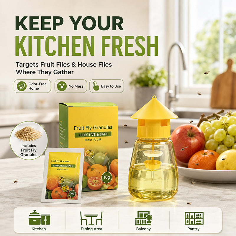 🌿Wisząca pułapka na muchy – 50% ZNIŻKI! KUP 2 → 1 GRATIS!✨ OFERTA LIMITOWANA!Idealna do kuchni, ogrodu, restauracji i na taras. Czystość i spokój bez owadów! 🏠