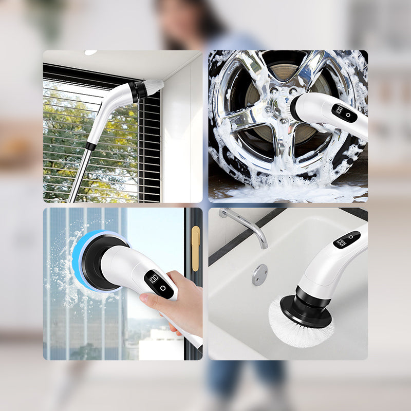 🧽Zestaw elektrycznych szczotek do sprzątania 8 w 1 do użytku domowego