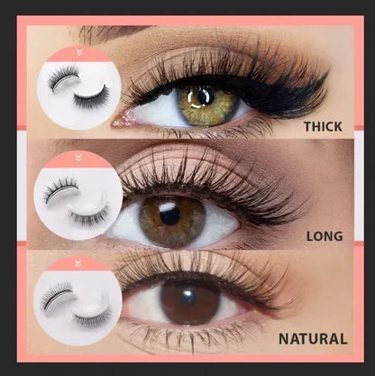 💧 Wodoodporne, samoprzylepne sztuczne rzęsy – trzymają się cały dzień, bez kleju i bez zmartwień! 👁️✨