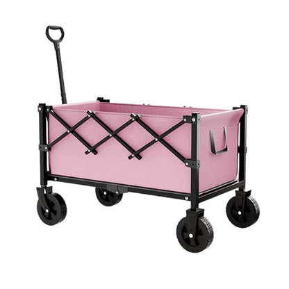🛒 50% OFF NOW! 🚜 Heavy Duty Collapsible Wagon Cart – All-Terrain Wheels, 130L Capacity, 1-Second Fold – Perfect for Camping, Groceries & Beach ✨