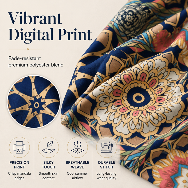 🔥Wyprzedaż na ostatni dzień – 60% taniej!!💝Damska bluzka w stylu boho z dekoltem w serek i wzorem – luźna koszula na lato
