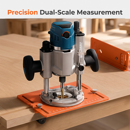 🎉 2026 Sale — Over 8,000 Sold! 🔩 Aluminum Alloy Wood Router Slotting Bracket – Straight Slots Every Time, Even for Beginners! ✨