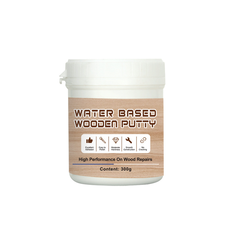 🔥50% RABATT NU! Vattenbaserad träspackel 300g – vit fyllningspasta för skåp, golv, dörrar och möbler – tränyanser & sprickresistent 🛠️✨