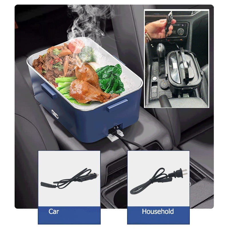 🌡️ 50% DE RÉDUCTION ! ♨️ Ensemble Chauffant pour Repas – Inox & Plastique – 1,8L & Poignée Renforcée for Travail & Voyage