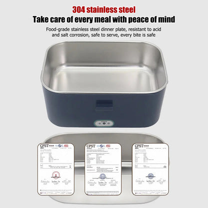 🌡️ 50% DE RÉDUCTION ! ♨️ Ensemble Chauffant pour Repas – Inox & Plastique – 1,8L & Poignée Renforcée for Travail & Voyage