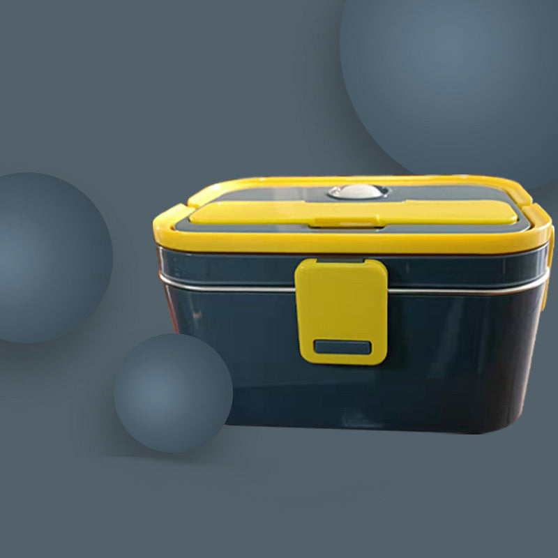 🌡️ 50% DE RÉDUCTION ! ♨️ Ensemble Chauffant pour Repas – Inox & Plastique – 1,8L & Poignée Renforcée for Travail & Voyage