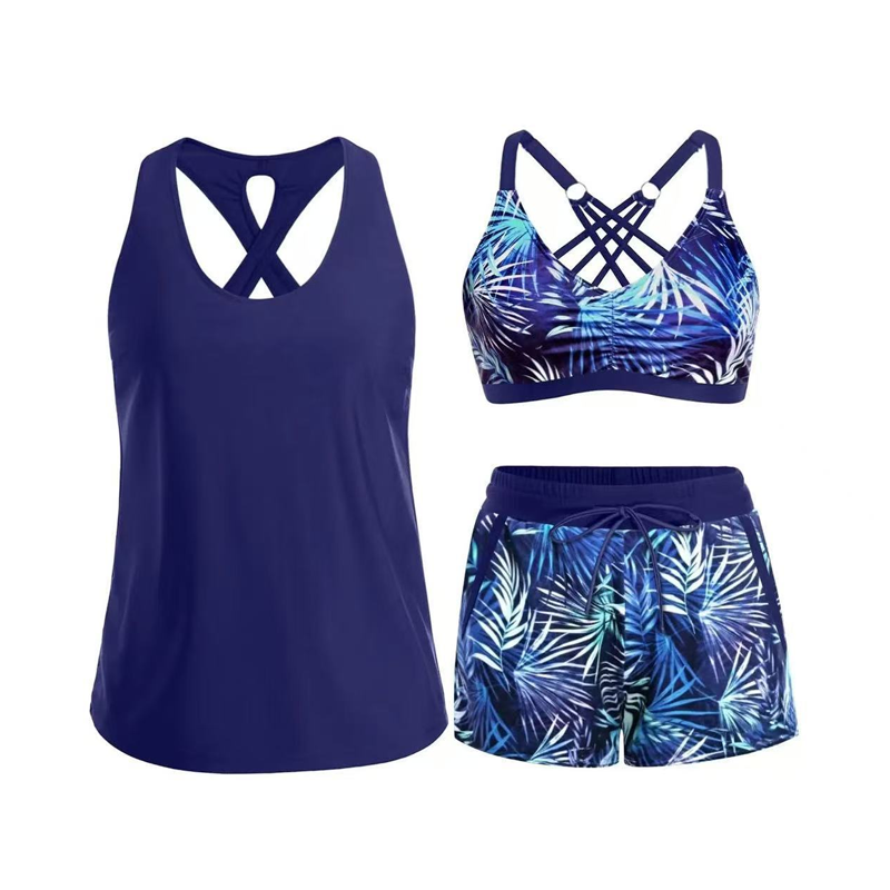 🔥 Gorąca wyprzedaż 2026 – 50% ZNIŻKI ✨⚡ Ponad 50 000 sprzedanych! 🎁 Damski 3-częściowy zestaw tankini z szortami 👙