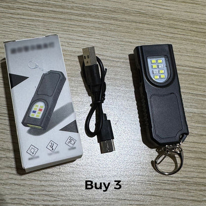 🏆 Ostatni dzień promocji – 8,99 GBP! 🔥Kup 2, a 1 dostaniesz gratis🎁Magnetyczna mini latarka na klucze | Ultralekka (25 g) | Podstawa magnetyczna klasy przemysłowej | Czerwone i niebieskie światła ostrzegawcze✨