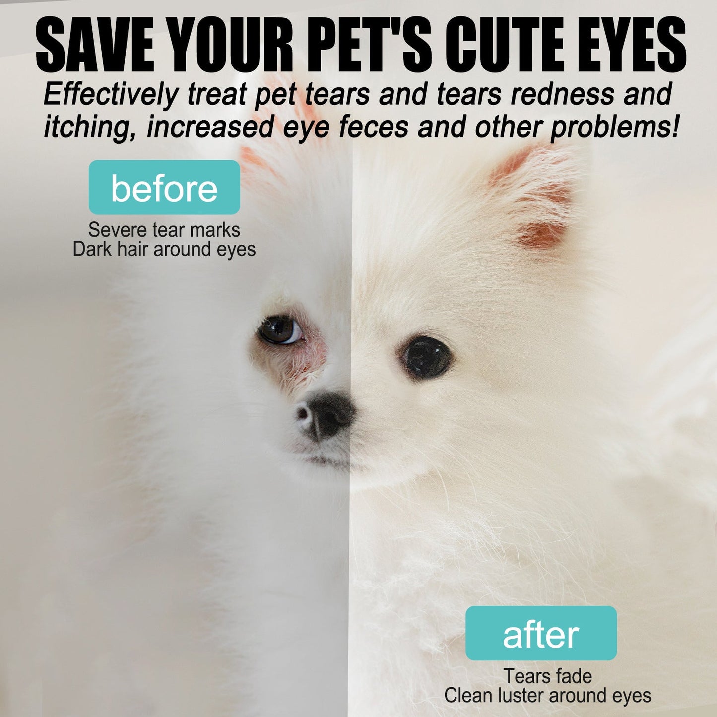 🥳Hit sprzedaży 2026🥳💞Ponad 50 tys. sprzedanych sztuk!🐱🐶 50% taniej! Preparat i krople do przemywania oczu zwierząt – łagodna formuła o zrównoważonym pH, bezpieczna dla psów i kotów.