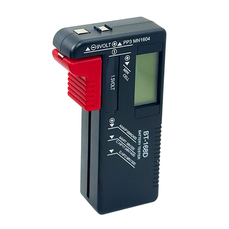 🔋 OGRANICZONA CZASOWO PROMOCJA –50%! Uniwersalny cyfrowy tester baterii – przenośne urządzenie z wyświetlaczem LCD do baterii AA, AAA, 9V oraz guzikowych.