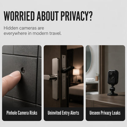 Inteligentny wykrywacz kamer na podczerwień z latarką LED