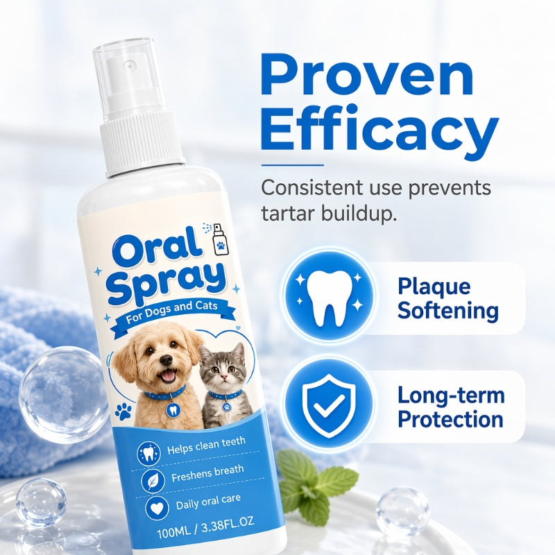 Spray do czyszczenia jamy ustnej dla zwierząt 100 ml