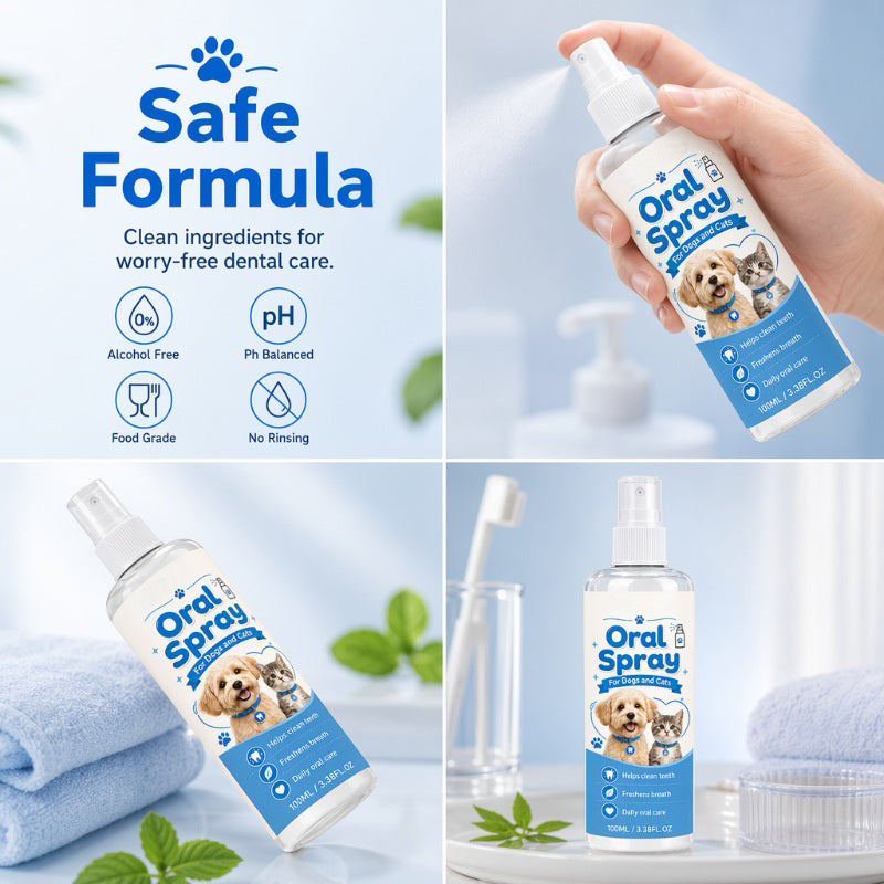 Spray do czyszczenia jamy ustnej dla zwierząt 100 ml