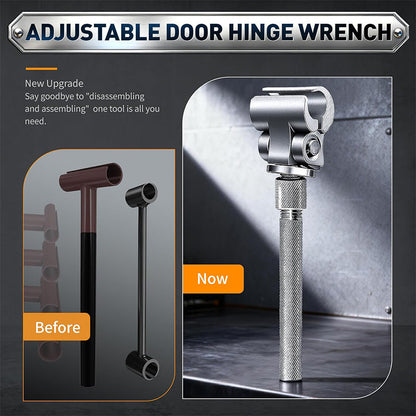 🔧 Teraz 50% taniej! 🚪 Uniwersalny, regulowany klucz do zawiasów drzwiowych – wytrzymała stal, łatwa obsługa i wygodny uchwyt 🔩