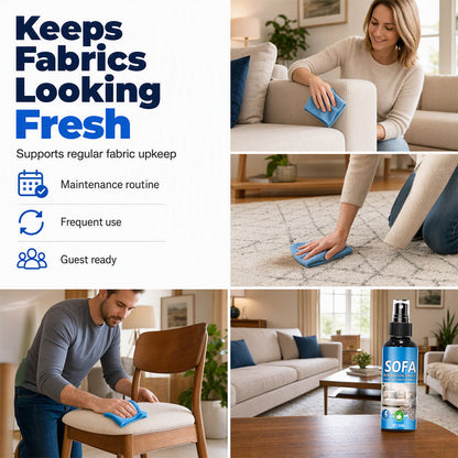 🥳Hit sprzedaży 2026🥳💞Ponad 50 tys. sprzedanych sztuk!🛋️✨ 50% taniej! Spray czyszczący do tkanin bez spłukiwania – wystarczy spryskać i przetrzeć: bez wody i bez spłukiwania. Idealny do sof, dywanów i tapicerki – odświeżenie w kilka minut! 🧼💨