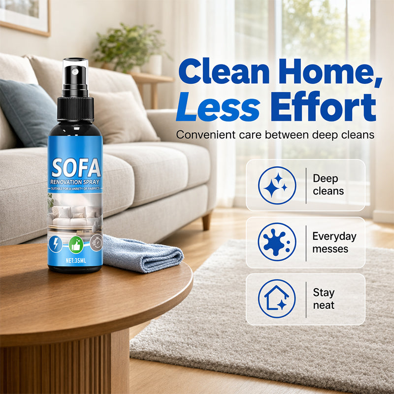 🥳Hit sprzedaży 2026🥳💞Ponad 50 tys. sprzedanych sztuk!🛋️✨ 50% taniej! Spray czyszczący do tkanin bez spłukiwania – wystarczy spryskać i przetrzeć: bez wody i bez spłukiwania. Idealny do sof, dywanów i tapicerki – odświeżenie w kilka minut! 🧼💨