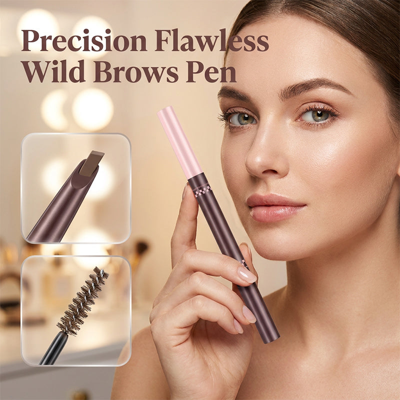 Dwustronny pisak do brwi Flawless Wild Brows