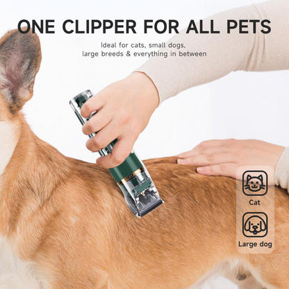 🎉 2026 Sale — Over 39,000 Sold! 💰 Quiet Pet Clipper – LED Power, Calm Grooming ✨