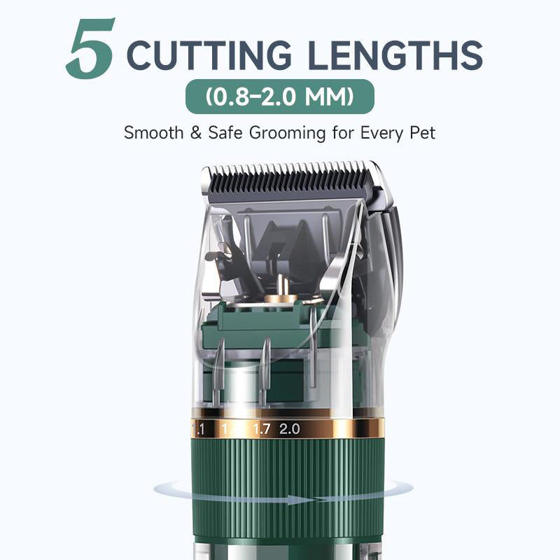 🎉 2026 Sale — Over 39,000 Sold! 💰 Quiet Pet Clipper – LED Power, Calm Grooming ✨