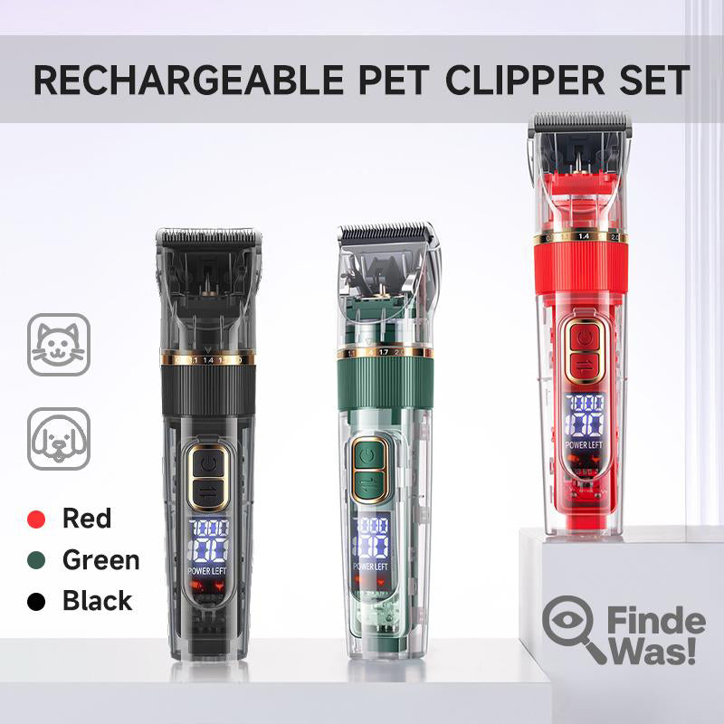 🎉 2026 Sale — Over 39,000 Sold! 💰 Quiet Pet Clipper – LED Power, Calm Grooming ✨