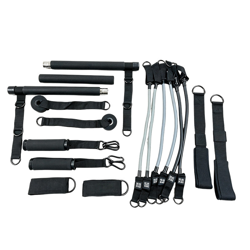 🧘 Zestaw drążka Pilates z 6 taśmami – 50% ZNIŻKI! OFERTA LIMITOWANA!💪 Niezbędnik dla Miłośników Fitness!🏋️‍♀️Wzmocnij mięśnie, popraw elastyczność i sylwetkę bez wychodzenia z domu. ✨ Twój osobisty trener w zestawie! 💪