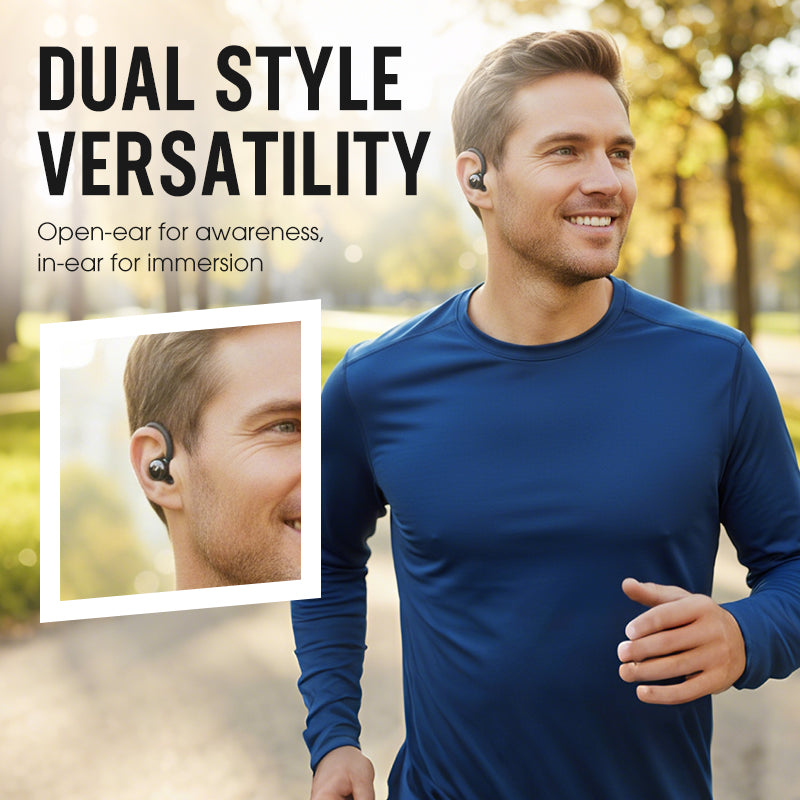 📢📢50% taniej!! ⏰Bezprzewodowe słuchawki Bluetooth 6.0 – douszne i z klipsem