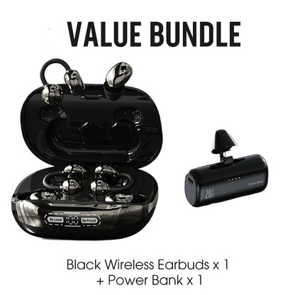 📢📢50% taniej!! ⏰Bezprzewodowe słuchawki Bluetooth 6.0 – douszne i z klipsem