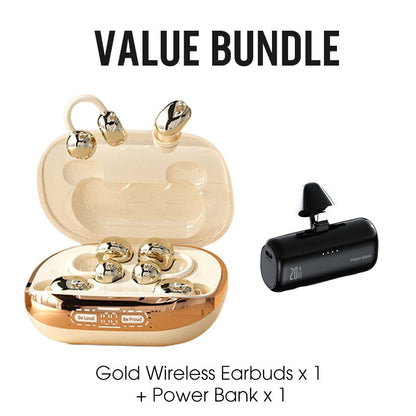 📢📢50% taniej!! ⏰Bezprzewodowe słuchawki Bluetooth 6.0 – douszne i z klipsem