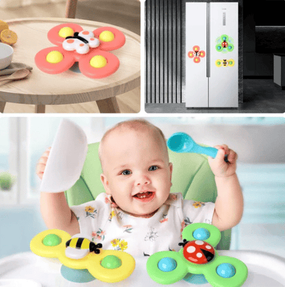 ⚡ Tylko dziś w promocji! 🧸 Przyssawka spinner do zabawy i rozrywki