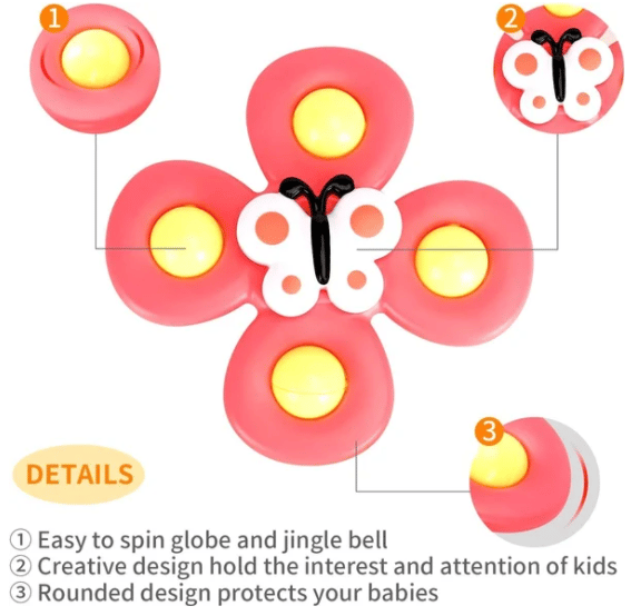 ⚡ Tylko dziś w promocji! 🧸 Przyssawka spinner do zabawy i rozrywki