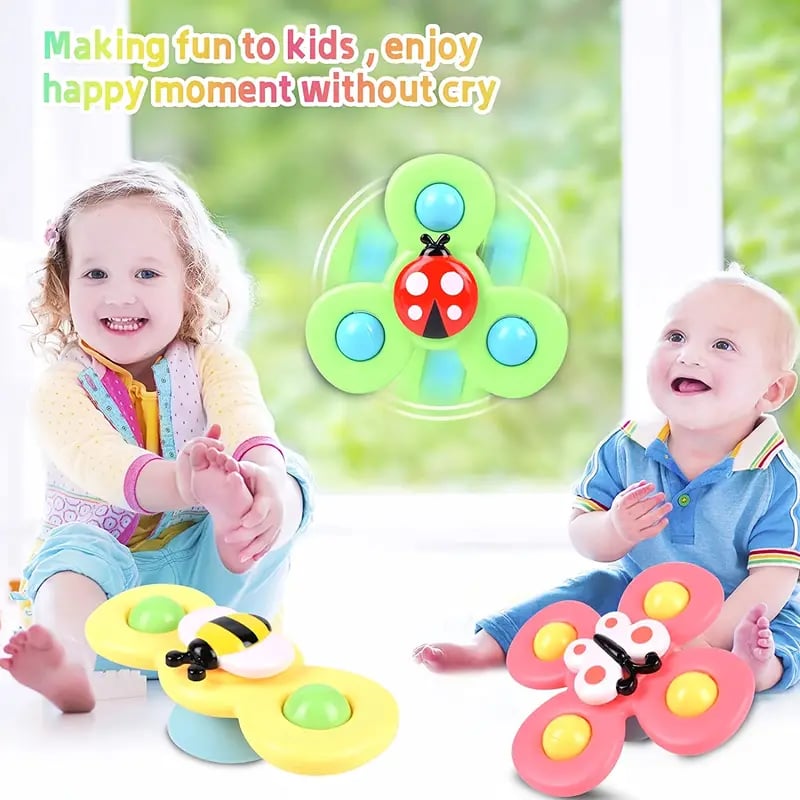 ⚡ Tylko dziś w promocji! 🧸 Przyssawka spinner do zabawy i rozrywki