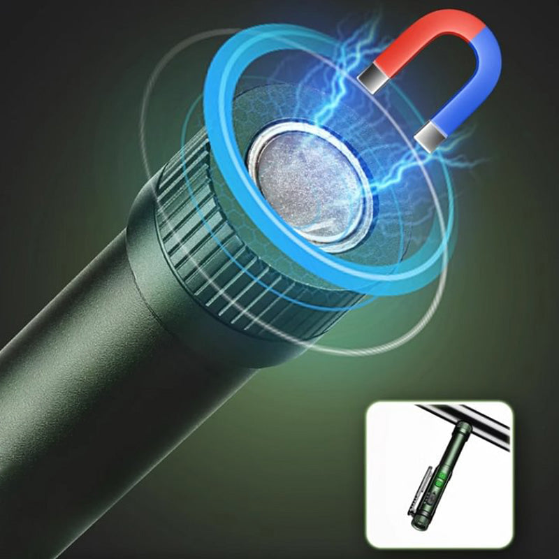 🔦 Latarka robocza w kształcie długopisu – 50% ZNIŻKI! OFERTA LIMITOWANA!💡✨Silny magnes, obrotowa głowica LED i przenośny design – idealna do napraw, majsterkowania i pracy w terenie. Niezbędnik w warsztacie i w domu! 🛠️