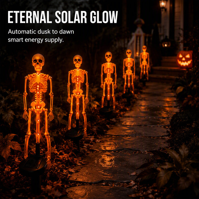 💀 Wielka wyprzedaż na Halloween 💞 Ponad 50 tys. sprzedanych sztuk!! 🎃 Solarne lampy ogrodowe w kształcie czaszek, świecące upiornym, zmiennym światłem 👻 Idealne do ogrodu, na ganek i ścieżkę! 🪦💡