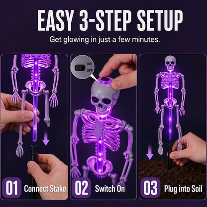 💀 Wielka wyprzedaż na Halloween 💞 Ponad 50 tys. sprzedanych sztuk!! 🎃 Solarne lampy ogrodowe w kształcie czaszek, świecące upiornym, zmiennym światłem 👻 Idealne do ogrodu, na ganek i ścieżkę! 🪦💡