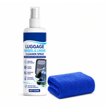 🔥 Uniwersalny spray do czyszczenia bagażu – delikatna formuła do ABS, poliwęglanu, skóry i płótna – idealny do pielęgnacji przed podróżą i po niej 🧳🧴