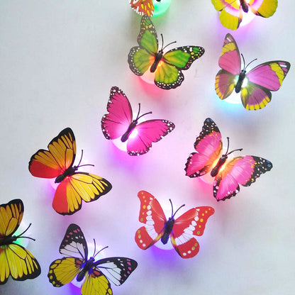 ⚡🦋 Kolorowa trójwymiarowa lampka nocna w kształcie motyla