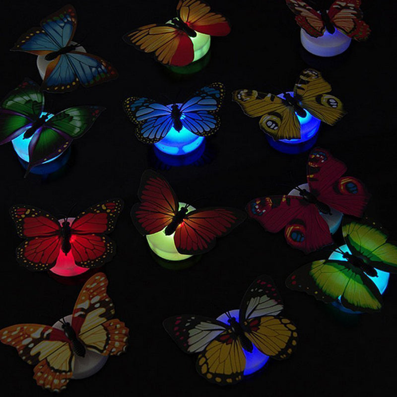 ⚡🦋 Kolorowa trójwymiarowa lampka nocna w kształcie motyla