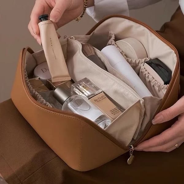 ✨ Kosmetyczka podróżna o dużej pojemności – wodoodporna i praktyczna