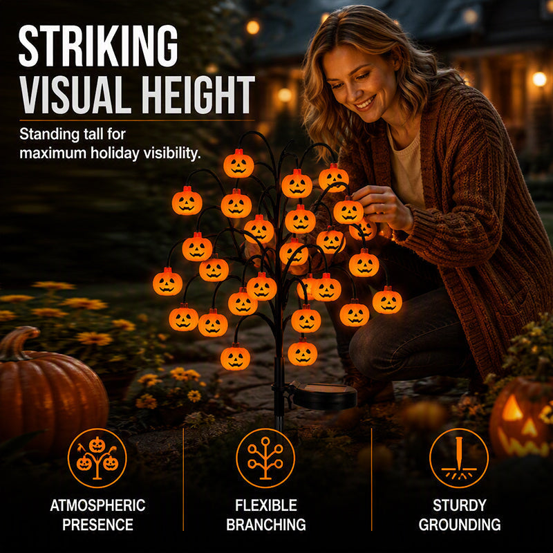 🎃🦇 50% ZNIŻKI!👻Wodoodporne lampki solarne w kształcie dyni na Halloween