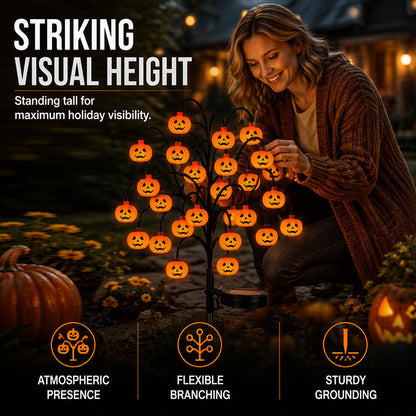 🎃🦇 50% ZNIŻKI!👻Wodoodporne lampki solarne w kształcie dyni na Halloween